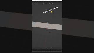 How to Bridge Edge Loops in Blender  #shorts