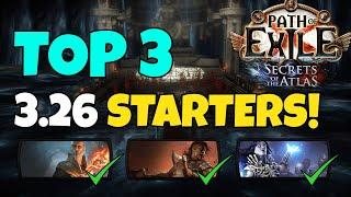 [POE 3.26] New 3 STARTER Builds  Part 2 | Path of Exile: Secrets of the Atlas