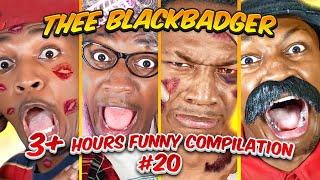 3+ Hours THEE BLACKBADGER FUNNIEST VIDEOS | BEST OF THEE BLACKBADGER COMPILATION #20