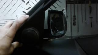 disassembly of the front door trim panel on Honda Accord Tour S