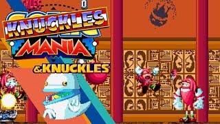 Knuckles Mania & Knuckles Demo - Maki Boss Fight | Pumpkin Hill Zone Playthrough (Sonic Mania Mod)