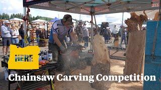 Chainsaw carving competition draws carvers to Oregon coast