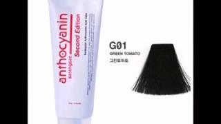 Anthocyanin Hair Manicure Color Second Edition 230g  8 1 OZ G01 GREEN TOMATO   Semi Permanent Hair D