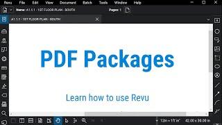 Bluebeam Revu: PDF Packages