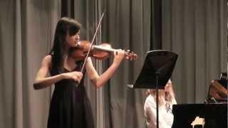 Sumina Studer Plays Schumann Violinsonata a-minor