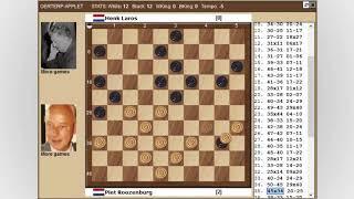 Roozenburg - Laros. World Draughts Championship 1948