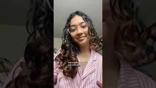 Curly girls, where you at?  Drop your favorite curl tip or product below ⬇️ #shorts
