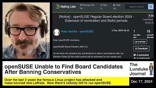 openSUSE Unable to Find Board Candidates After Banning Conservatives