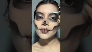 Tutorial maquillaje de Catrina #shorts #mexico #catrinamakeup #catrina #catrinas