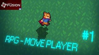 Tutorial (P1 - MOVE PLAYER) Make an action RPG in Clickteam Fusion