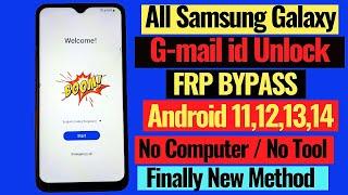 All Samsung FRP Bypass 2024|Samsung Google Lock Remove Android 11/12/13/14 New Method No *#0*#