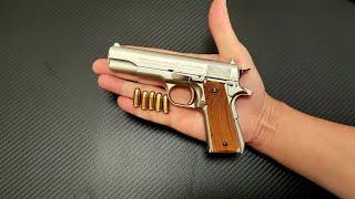 Mini Colt M1911 Shell Ejection Toy Gun Unboxing 2024