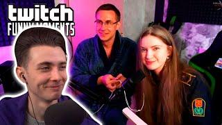 ХЕСУС СМОТРИТ: Топ Моменты с Twitch | Дина в Гостях у Ликса | Жожо Встретился с Гаечкой