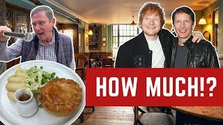 Reviewing a JAMES BLUNT'S CELEBRITY PUB! HOW MUCH!?