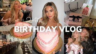 MY 24TH BIRTHDAY VLOG  breakfast in bed, getting ready, opening gifts & going to dinner!!