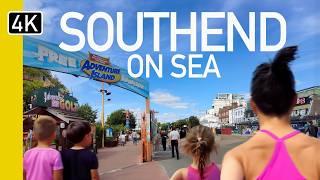 Southend on Sea Seafront & Centre to Westcliff 4K | What's it Really like?