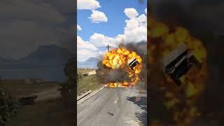 Big Blast On Russian T_34 Vehicles Cars Gta v