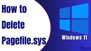 How to Delete pagefile.sys in Windows 11 | 2024