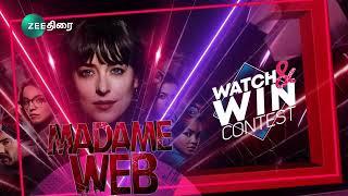 Indian Television Premiere | Madame Web | Watch & Win Contest | October 27 | 9pm | Zee Thirai