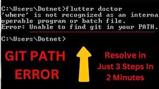 Fix 'Unable to Find Git in Your Path' | Step-by-Step Solution for Beginners