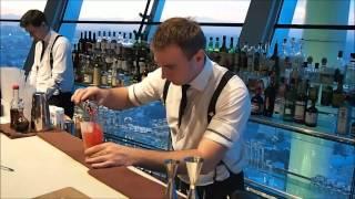 Professional cocktail bartender at the City Space Bar, Swissôtel Krasnye Holmy Moscow :)