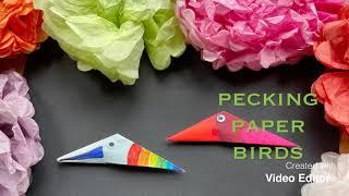 paper bird/DIY - Origami Bird | Finger Bird - Easy to Fold Easy to Follow.