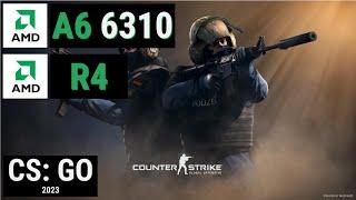 A6 6310 + Radeon R4 = CS: GO