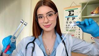 ASMR The Most DETAILED Cranial Nerve Exam Roleplay ‍️ Doctor Exam, Ear, Eye & Hearing Test