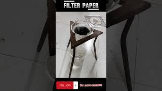 Usage of Filter Paper in Titration । Titration । Filter Paper #chemical #chemistry #chemistrylover