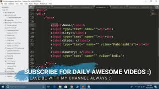 Programming Tip Of The Day #38: Readonly Attribute in HTML5 | HTML Input Readonly Attribute