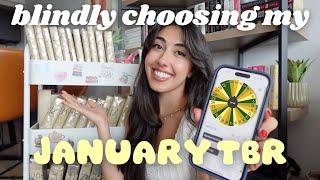 blindly picking my January tbr️ *all the books I want to read in January*