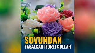 Atir sovundan yasalayotgan gullar