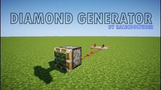 How To Make a Diamond Generator | Minecraft