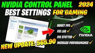 Nvidia Control Panel New update 565.90 (2024 FOR Best Setting Gaming)