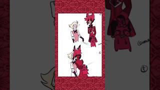 |Alastor X Lucifer | Fanmade hazbin hotel comic!| #hazbinhotel #capcut #comics #cute #cat