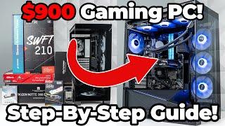 $900 Gaming PC Step-By-Step Build Guide (Ryzen 7 5700X3D and RX 7600)