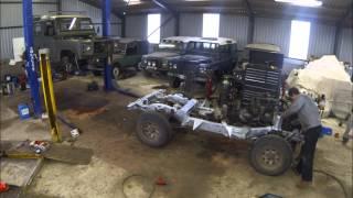 Land Rover Defender Chassis Swap