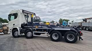 2019 Scania R500 8x4 Drawbar Hookloader, Entered into Auction