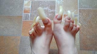 Longest no polish toenails