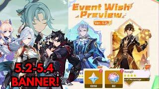 HUGE UPDATE!! 5.2-5.4 BANNERS LEAKS, REACTION BUFFS & 12K PRIMOGEMS – Genshin Impact