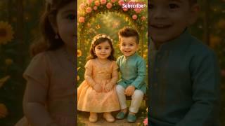 cute baby girl and  boy #cute #babygril #cutegirl #cutebabygirl #cuteboy #cutelove #baby love