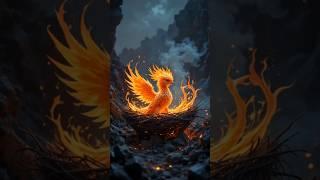 Baby Phoenix Hatches in Fire  Stunning AI Animation in 4K Fantasy World