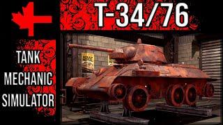 Building A T-34/76 - Tank Mechanic Simulator