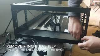 Taking out 1u shelf