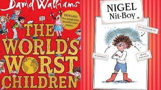 3. The World's Worst Children by David Walliams. Age 7-11. Children's story. Audiobook. Read-aloud.