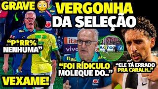 ATITUDE REVOLTANTE DE VINI JR NA SELEÇÃO APÓS VEXAME QUE DEIXOU JOGADORES E DORIVAL TRANSTORNADOS