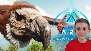 Полёт на АРГЕНТАВИСЕ в зимний биом и приручение МАМОНТА - ARK Survival Ascended Выживание #3