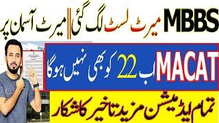 Highest MBBS Merit MBBS Merit List Displayed-High Court-SZABMU New MDCAT Case