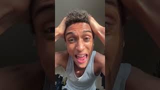 Trying to STYLE my hair with a TOWEL #hair #hairstyle #haircut