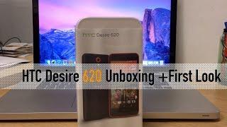 HTC Desire 620: Unboxing+First Look